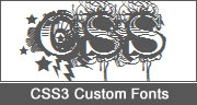 css custom fonts