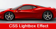 css lightbox effect