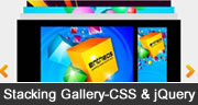 stacking gallery in css & jquery