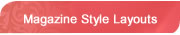 magazine style layouts