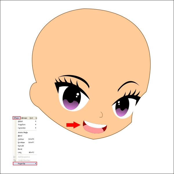 Drawing an Anime Cartoon in Corel Draw | Design Tutorial